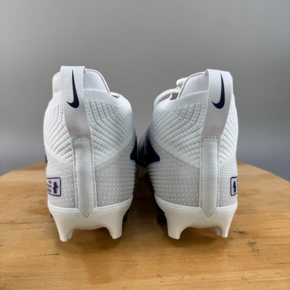 Nike Alpha Menace Elite 4 Mens Size 12 Football Cleats Purple Black White NEW - Picture 4 of 9